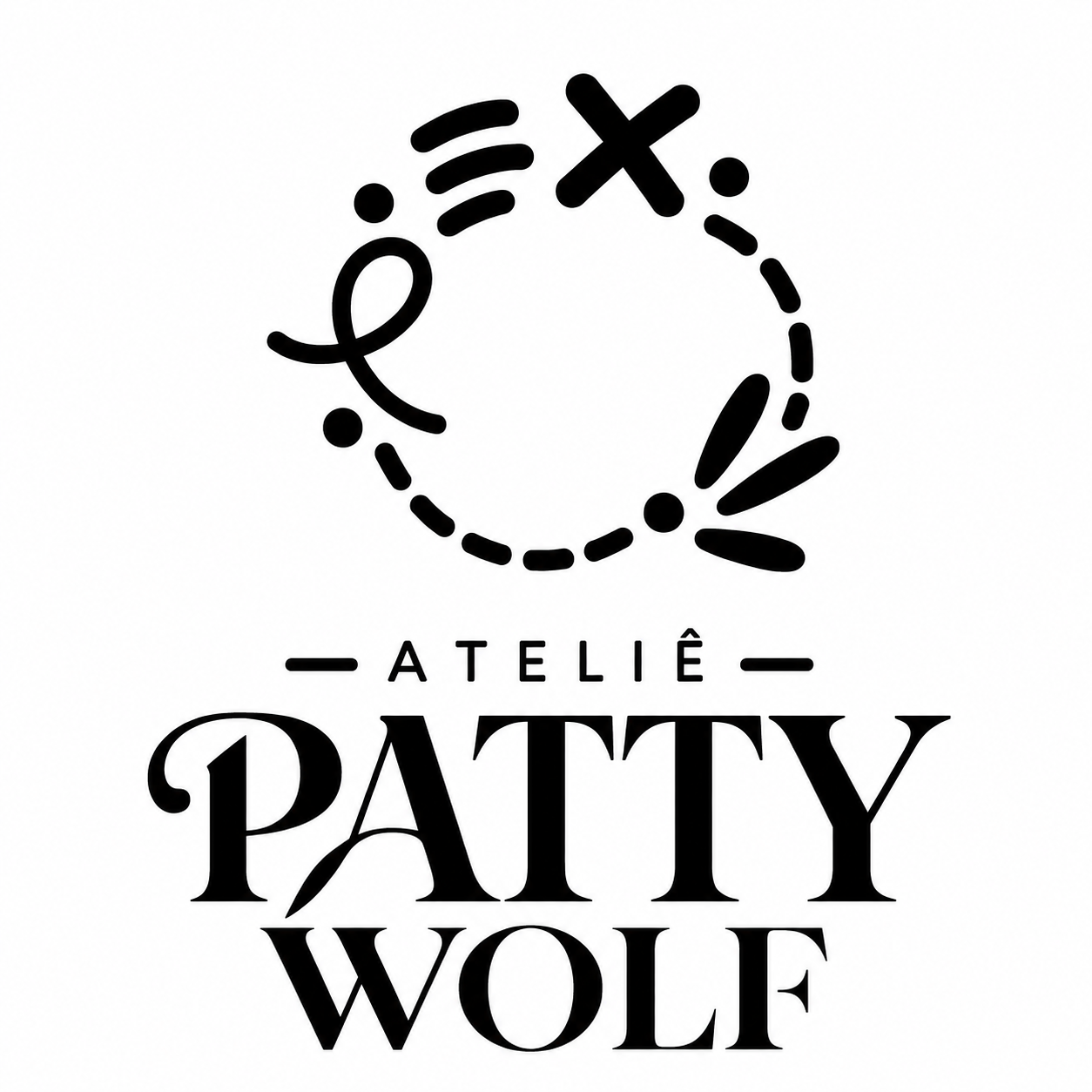 Versão para carimbo — Ateliê Patty Wolf